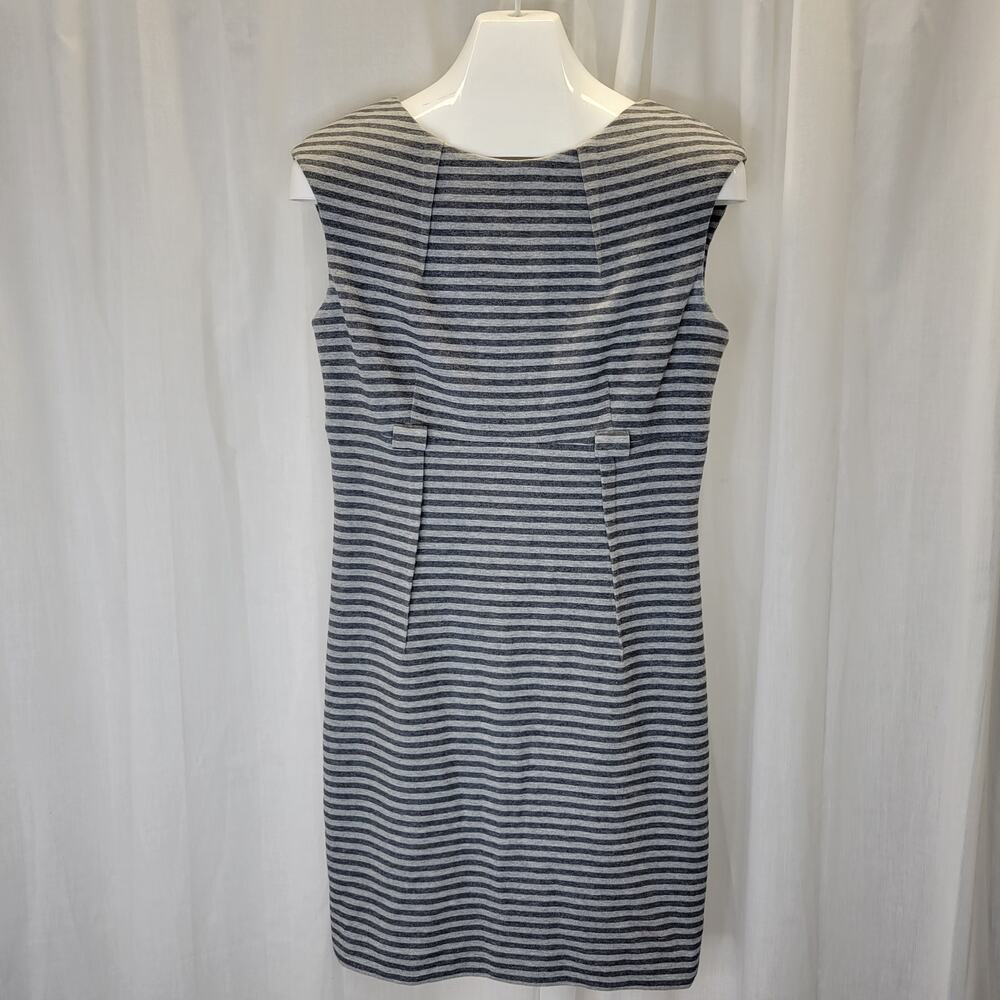 Calvin Klein Two Tone Gray Heather Sleeveless Sheath Dress, 10